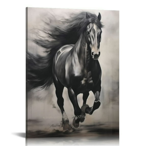 Nawypu Horse Poster,Horse Painting,Horse Canvas Wall Art Canvas Wall Art For Living Room Decor Aesthetic Vintage Posters & Prints Picture Wall Decor Wall Prints For Bedroom Aesthetic