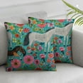 thumbnail image 1 of Nawypu Horse and Floral Horses Pillow Case  - Soft Pillowcase  Durable Easy Care Decorative Bed Pillow Protectors Covers  2pcs, 1 of 6