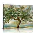 thumbnail image 1 of Nawypu I am like an olive tree Canvas Prints Wall Art Painting, Olive tree, Dove drawing, Green garden, Landscape Jesus Christ Canvas Picture Artword for Home Decor, Ready to Hang, 1 of 6