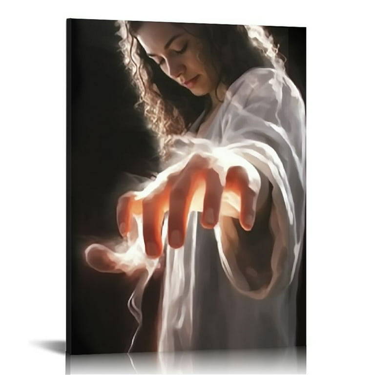 Nawypu Jesus Religion With Framed Canvas Wall Art Give Me Your