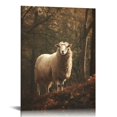 thumbnail image 1 of Nawypu Jesus and Lamb Canvas Wall Art Jesus Running After Lost Lamb Picture Wall Art Canvas Print Christian Home Decor, 1 of 4