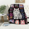 thumbnail image 1 of Nawypu  Just a Girl Who Loves Cats Blankets for Cat Lovers, Cat Lover Gifts for Girls, Gifts for Cat Lovers, Cat Themed Gifts for Women, Cat Lady Gifts Blanket for Women, 1 of 6