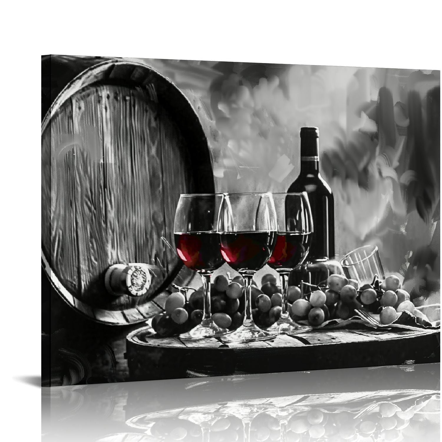 Nawypu - Kitchen Wall Art Whisky Beer Wine Pictures Canvas Prints for ...