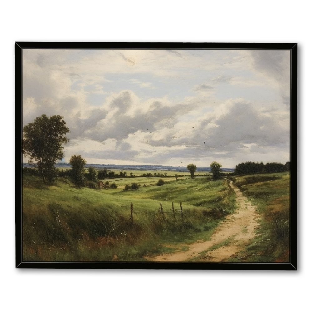 Nawypu Landscape Framed Wall Decor Gallery Vintage Trail Pictures