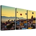thumbnail image 1 of Nawypu Landscapes Sunrise Over Cappadocia Poster Canvas Poster Wall Art Decor Print Picture Paintings for Living Room Bedroom Decoration 12''x16''X3 Panels, 1 of 4