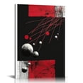 thumbnail image 1 of Nawypu  Large Black Red Canvas Wall Art - Modern Abstract Picutre Set for Home Decoration - Contemporary Painting Artwork Ready to Hang Living Room Bedroom, 1 of 5
