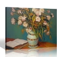 thumbnail image 1 of Nawypu Large Giclee Canvas Prints Wall Art Oleanders 1888 by Van Gogh Famous Floral Oil Paintings Reproduction Modern Gallery Wrapped  Classic Abstract Flowers Pictures Artwork for Home, 1 of 4