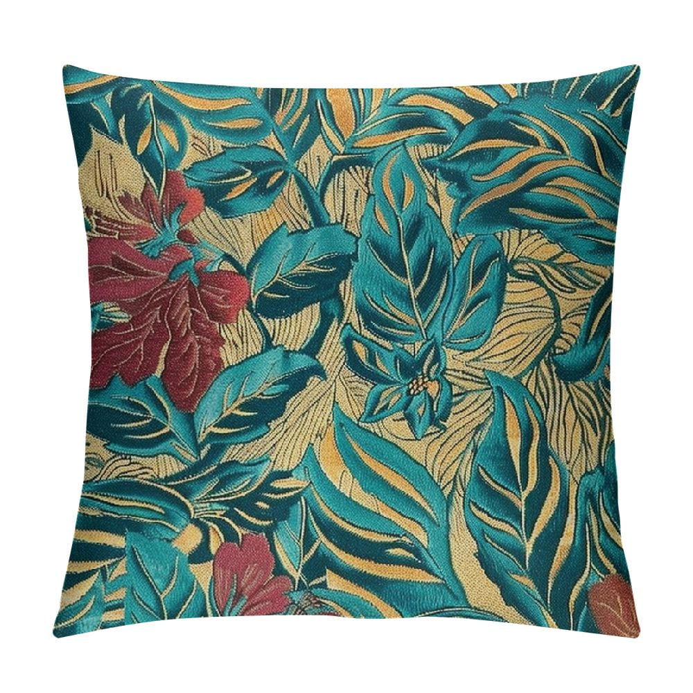 Justine Duane Japanese Maple Tree Pillow 14x14 Throw Couch