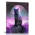 thumbnail image 1 of Nawypu Lion Canvas Wall Art Lioness and Cubs Picture Animal Painting Prints Artwork for Home Living Room Decorations Framed Ready to Hang, 1 of 5