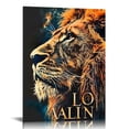 thumbnail image 1 of Nawypu Lion Motivational Canvas Office Print Wall Art Animal Inspirational Picture Animal Poster Painting Modern Inspiring Artwork for Home Living Room Bedroom Office Decor Ready to Hang, 1 of 5