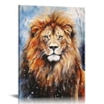 thumbnail image 1 of Nawypu Lion Wall Art Decor Animal Modern Artwork Canvas Painting Prints Pictures Home Decor for Living Room Dining Room Bedroom, 1 of 4