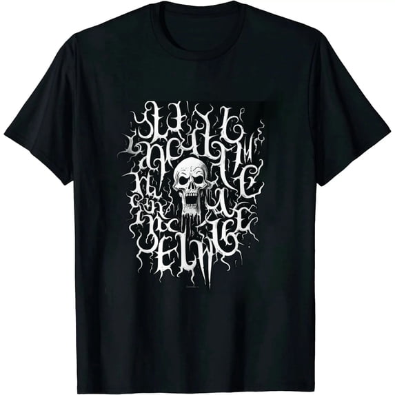 Nawypu Live Laugh Love Black Metal Parody Funny Typography T-Shirt