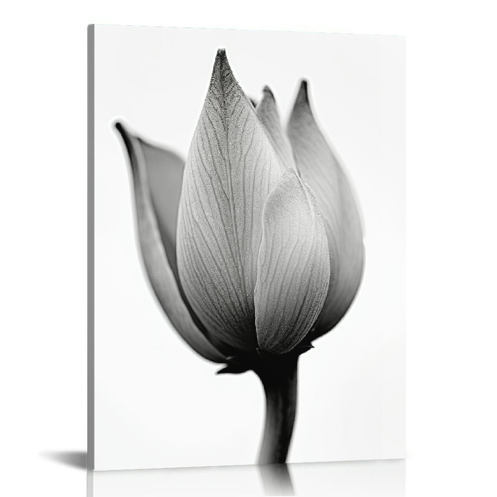 Nawypu Lotus Wall Art for Living Room, Flower Canvas Wall Decor for ...