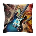 thumbnail image 1 of Nawypu  Magic Electric Guitar Music Rustic Farmhouse Decorative Throw Pillow Cover Square Cushion Case for Home Sofa Couch Decoration, 1 of 5