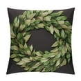 thumbnail image 1 of RUIYC Leaves Wreath Throw Pillow Covers Farmhouse Decorative Square Pillow Covers for Farmhouse Home Decor, 1 of 5