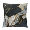 thumbnail image 1 of Nawypu Marble Texture Throw Pillow Covers Black and Grey Gold Pillow Cases Luxury Abstract Decorative Cushion Covers for Couch Living Room Black Gold Decor, 1 of 5