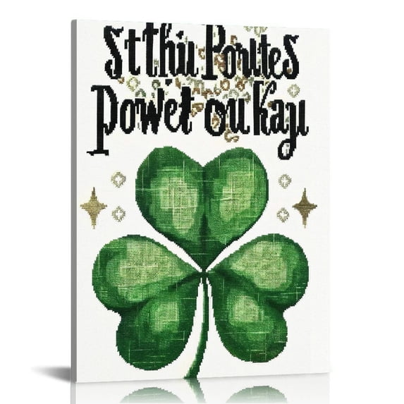 Nawypu May Your Pockets Be Heavy Irish Canvas Prints Wall Decor St. Patrick's Day Canvas Art Sign Irish Blessing Canvas Poster Gifts for Home Decor