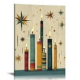thumbnail image 1 of Nawypu  Metal Sign Christmas Candle Wall Art Prints Halloween Poster Decoration, 1 of 4
