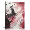 thumbnail image 1 of Nawypu Modern Abstract Wall Art Decor Pink Black And White Canvas Painting Kitchen Prints Pictures For Home Living Dining Room, 1 of 4