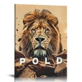 thumbnail image 1 of Nawypu Motivational Poster Inspirational Wall Art 3 Pieces Canvas Painting Lion Artwork for Living Room Office Modern Home Decor Prints Pictures Wall Decor Framed Ready to Hang, 1 of 5