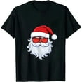 thumbnail image 1 of Nawypu Mr Mrs Claus Christmas Couples Matching His And Her Pajamas T-Shirt, 1 of 3