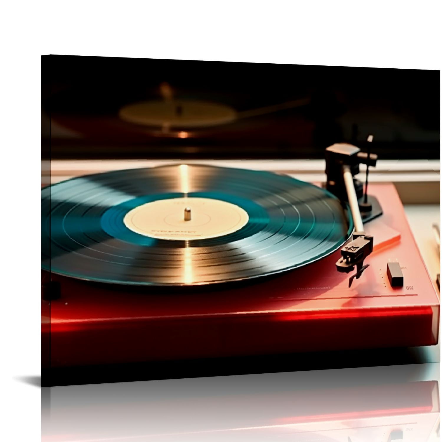 Nawypu Music Canvas Wall Art Vinyl Record Player Pictures Poster Print ...