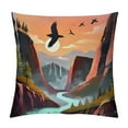 thumbnail image 1 of Nawypu Native America National Park Decor Forest Waterfall Throw Pillow Covers Sunset at Canyon Pillow Covers Landscape Outdoor Pillow Cases Cushion Cover for Living Room Couch Sofa Gift, 1 of 5