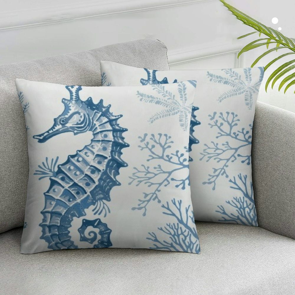 Photo inspiration: Fresh Look at Nawypu Nautical Coastal Pillow Covers Summer Ocean Themed Pillow Covers