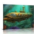 thumbnail image 1 of Nawypu Nautilus Jules Verne Submarine Poster Canvas Painting Print Wall Art PictureCanvas Painting Posters Poster for Room Aesthetic Posters &amp; Prints on Canvas Wall Art Poster for Room, 1 of 4