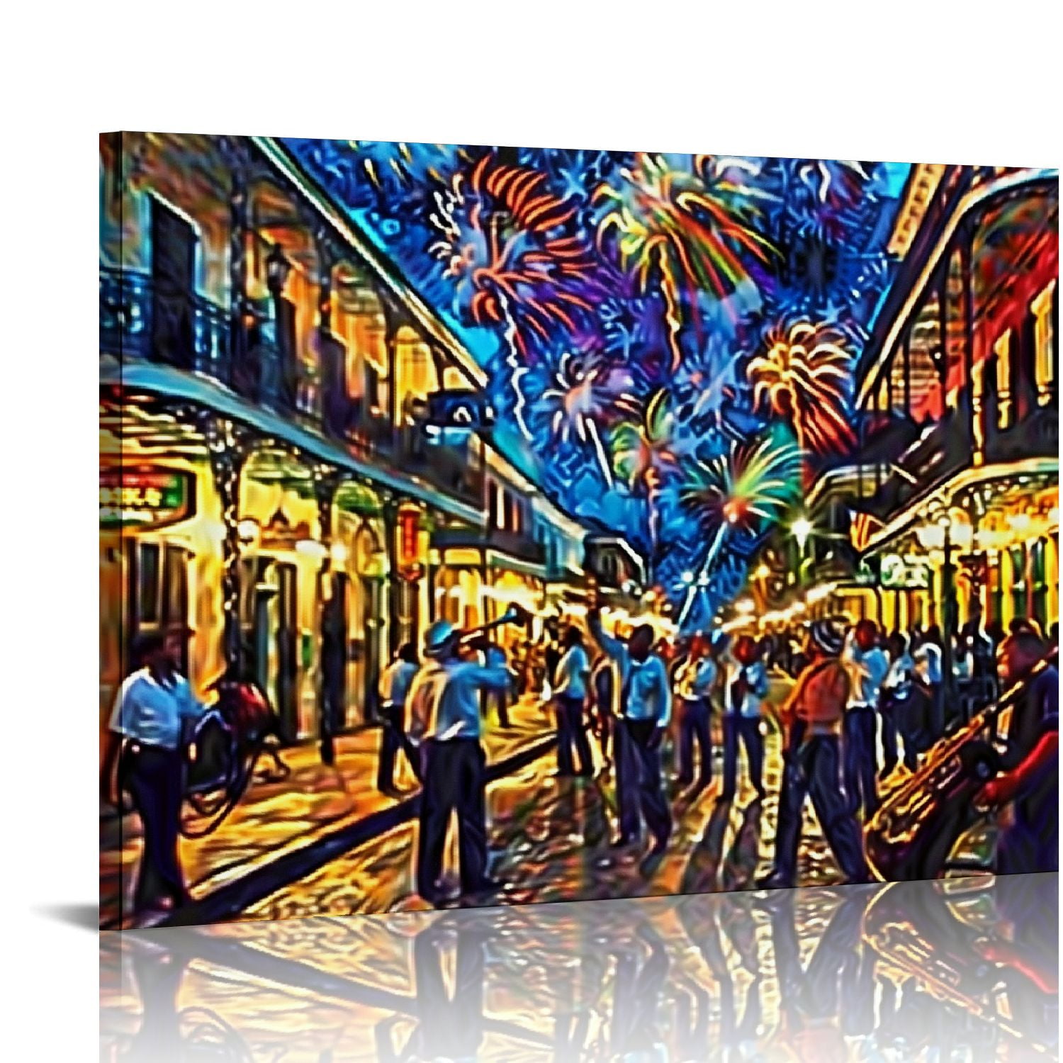 mardi gras canvas art