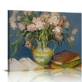thumbnail image 1 of Nawypu  Oleanders Giclee Canvas Prints Wall Art  Paintings Reproduction for Home Decorations Modern Stretched and Framed HD Classic Abstract Flowers Pictures Artwork, 1 of 4