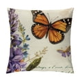 thumbnail image 1 of Nawypu  Outdoor Garden Decoration Bee/Butterfly/Dragonfly/Ladybug Pillow Case Leaf/Lavender/Flower Decorative Throw Pillow Covers, 1 of 5