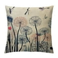 thumbnail image 1 of Nawypu Outdoor Spring Patio Furniture Throw Pillow Covers Bee Butterfly Dragonfly Boho Flowers Decorative Cushion Cases Garden Herb Ladybug Dandelion Decoration for Bench Porch Couch, 1 of 5