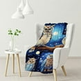 thumbnail image 1 of Nawypu Owl Gifts for Women Men, Owl Gifts for Owl Lovers, Owl Gifts for Kids, Owl Blanket, Owl Decor Throw Blanket, Super Soft Warm Cozy Fuzzy Plush Blanket for Home Couch Sofa Bed, 1 of 6