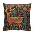 thumbnail image 1 of Nawypu Pack of Throw Pillow Cover Mexican Huichol Mayan Tribal Art Boho Throw Pillow Case Soft Decorative Home Decor Living Room Cushion Cover for Bed Couch Car, 1 of 5