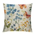 thumbnail image 1 of Awypu Pillow Covers Floral Art Decorative Pillow Cases, Outdoor Rustic Couch Cushions Cover,Throw Pillow Covers for Sofa Bed Furniture-Butterfly Dragonfly, 1 of 5