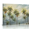 thumbnail image 1 of Nawypu  Palm Canvas Wall Art Abstract Tropical Palm Tree Painting Pictures Prints Hawaii Them Decor for Living Room Bedroom, 1 of 4