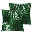 thumbnail image 1 of Nawypu  Palm Leaf Tropical Plant Throw Pillow Covers  Pillow Cover with Zipper Throw Pillow Cases Double Sided Plush Pillow Covers Decorative Throw Pillows Covers for Couch Living Room 2pcs 24x24in, 1 of 6
