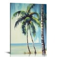 thumbnail image 1 of Nawypu  Palm&nbsp;Tree&nbsp;Canvas&nbsp;Wall&nbsp;Art Nature Tropical&nbsp;Leaves&nbsp;Artwork for Home Rustic Abstract Paintings for Living&nbsp;Room&nbsp;Bedroom Bathroom Framed&nbsp, 1 of 4