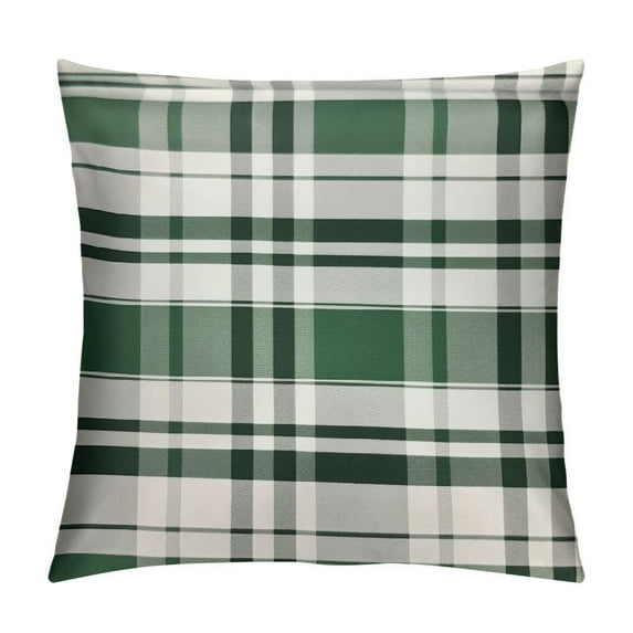 Nawypu Patricks Day Green Buffalo Check Plaid Throw Pillow Covers Rustic Farmhouse Decorative Retro Gingham Cushion Case Green White Home Decor Square Pillowcases for Sofa