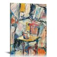 thumbnail image 1 of Nawypu Paul Gauguin Canvas Wall Art - Interchange Poster - Post-Impressionist Art Prints - Abstract  Reproduction Romantic Decor for Living Room Bedroom Office, 1 of 5