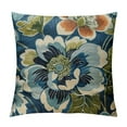 thumbnail image 1 of Nawypu  Peony Floral Pillow Covers,Chinoiserie Pillow Covers Decorative Pillow Covers for Couch Living Room Bed Sofa,Farmhouse Pillow Covers, 1 of 5