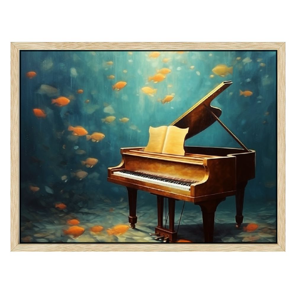 Nawypu Piano 14 Canvas Art - Home Decor Wall Art Print Poster Painting ...