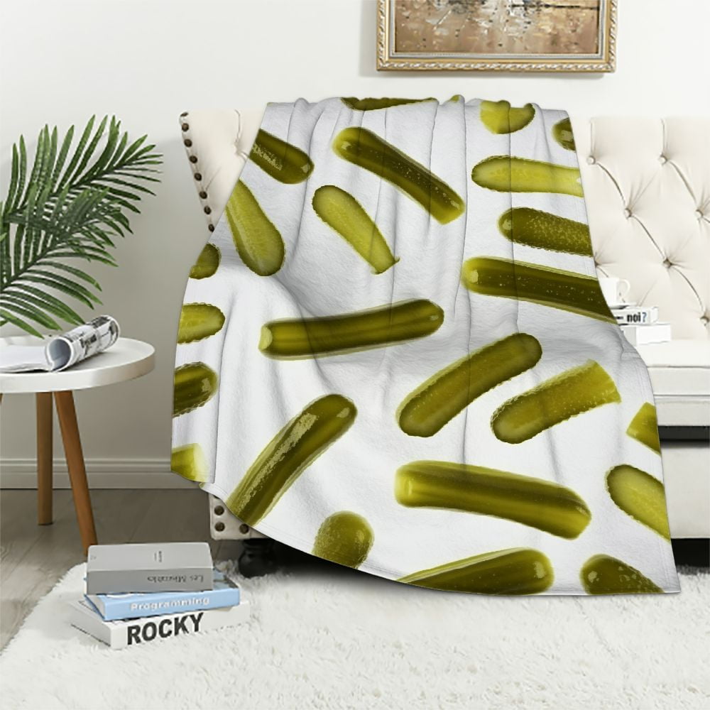 Nawypu Pickles Blanket Throw Super Soft and Cozy Blankets for Home