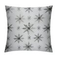 thumbnail image 1 of Nawypu   Pieces Christmas Cozy Fleece Throw Pillow Cover Double Sided Snowflakes Pillow Cases Snowflake Pillowcases for Bed Sofa Car (White), 1 of 5
