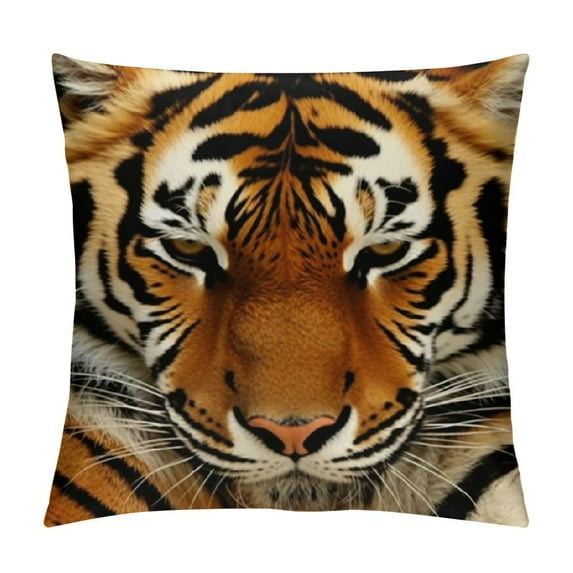 Nawypu Pillow Covers Animal Tiger Skin Print Throw Pillow Covers Cases for Couch Sofa Bed Home Decor