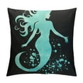 thumbnail image 1 of Nawypu  Pillow Covers Fantasy Watercolor Blue Mermaid Girl,Decorative Throw Pillow Covers Soft Cushion Covers for Home Couch Living, 1 of 5