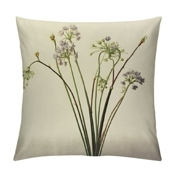 Nawypu Pillow Covers Spring Floral Plants Decorative Throw Pillow Case Cushion Cover Square Pillowcase for Sofa