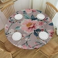 thumbnail image 1 of Nawypu  Pink Floral Cherry Blossom Table Cloth Rectangle Tablecloth Anti Wrinkle Table Cover for Dining Kitchen Parties, 1 of 7