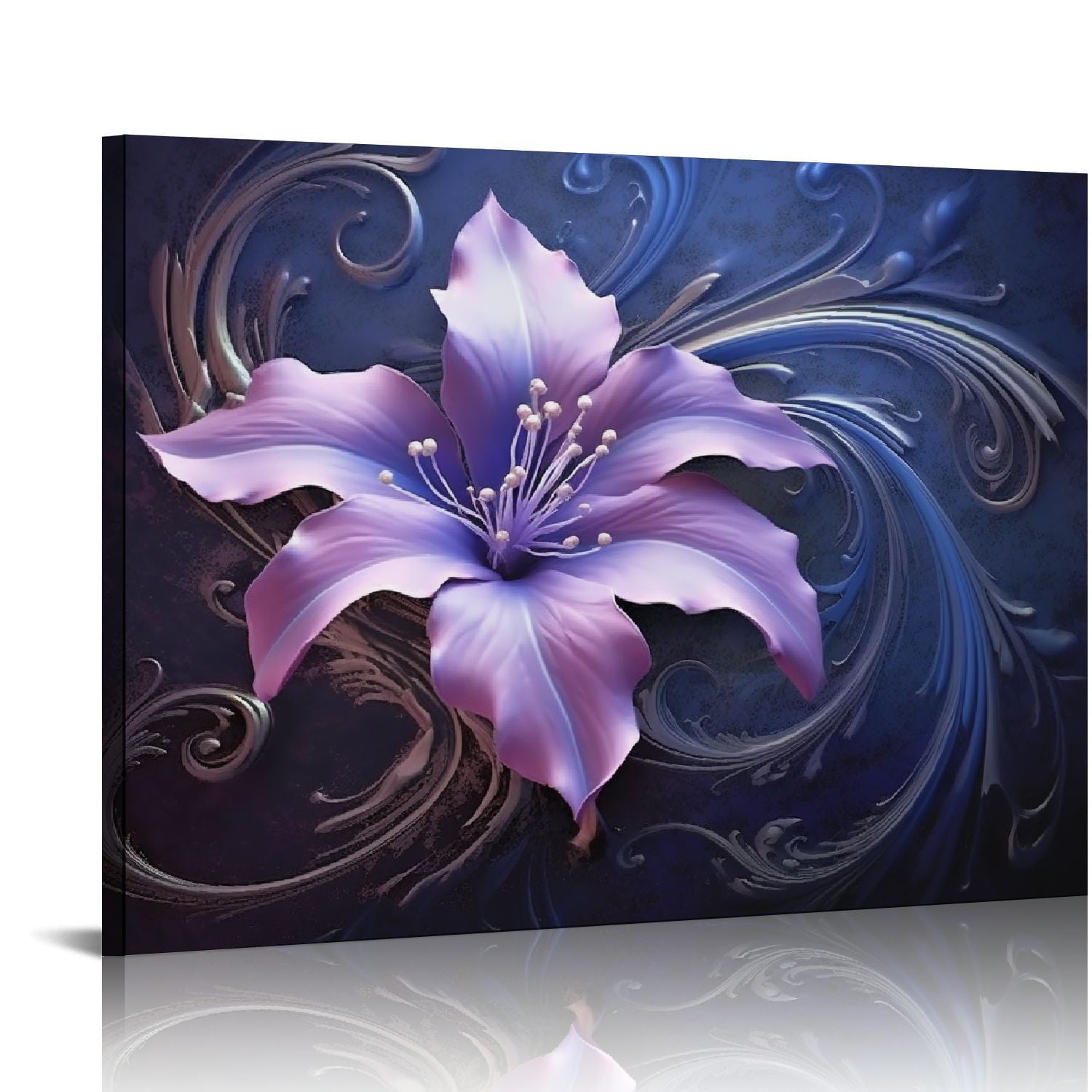 Nawypu Purple Picture Wall Art Purple Canvas Wall Art Abstract Purple